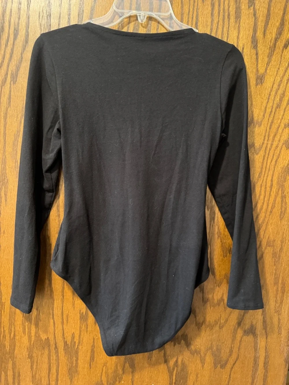 H&M Black Long Sleeve Scoop Neck Bodysuit - Picture 3 of 3